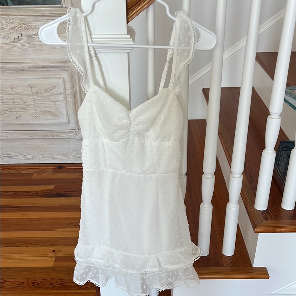 Lucy in the Sky White Mini Dress